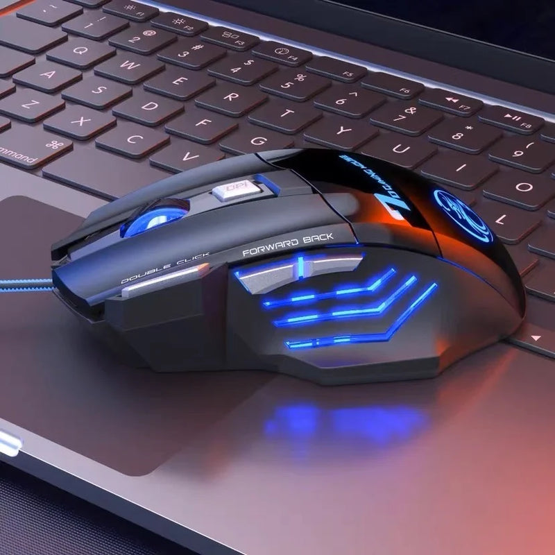 Mouse Gamer Laser X7 3200Dpi Com Macro Profissional