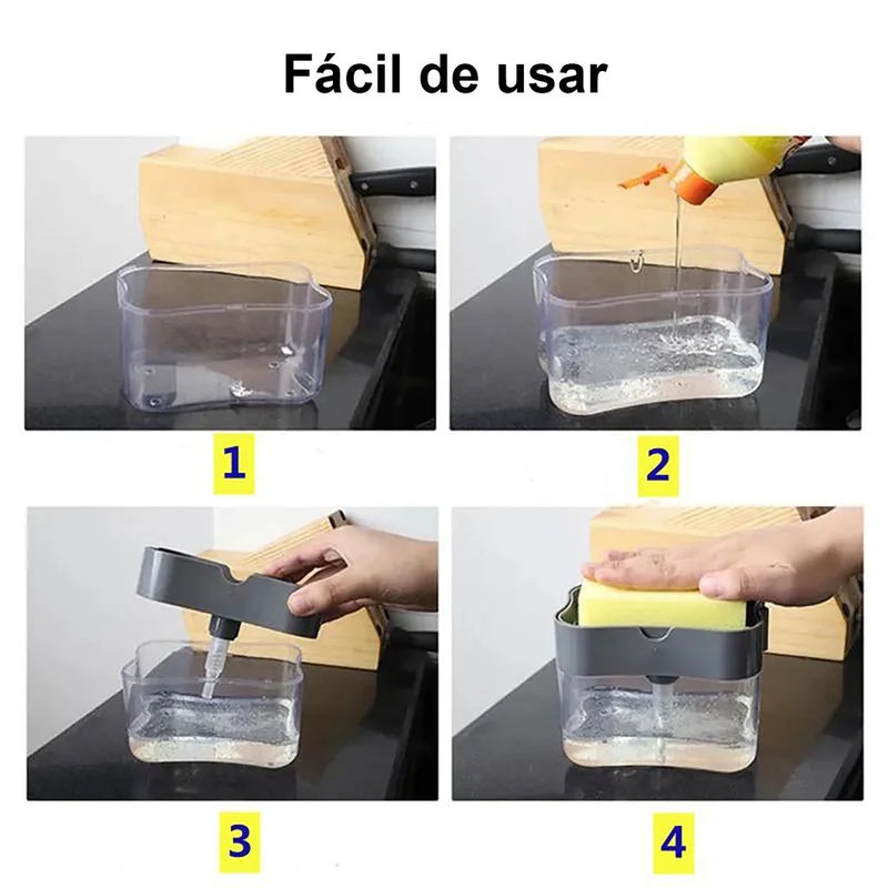 Dispenser Prático Para Esponja de Cozinha